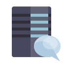 server,speech,bubble icon
