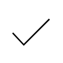 check, check mark svg vector icon