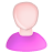 user,female,white,bald,profile,member,person,people,human,woman,account icon