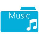folder, music icon