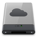 b, grey, idisk icon