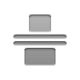 space,evenly,vertical icon