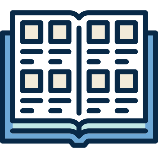 Yearbook svg vector icon