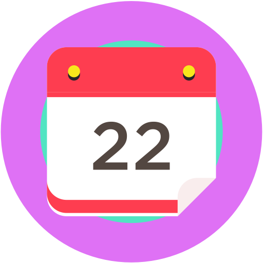 Calendar svg vector icon