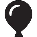 birthday, celebration, decoration, party, supplies svg vector icon