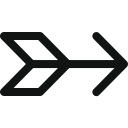 arrow, arrow right, hunting, hunting arrow, love, love arrow, right svg vector icon