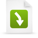 document, file, green, paper icon