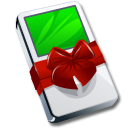 ipod,gift,mp3 player,christmas,xmas,present icon