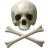 alert, attention, avatar, awful, bone, bones, caution, danger, dead, deadly, death, error, exclamation, halloween, horror, kill, monster, monsters, scary, skull, spooky, user, warning icon
