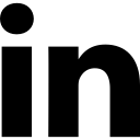 in, linked, media, online, social svg vector icon