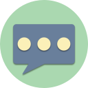 bubble, chat, comment, communication, message, talk, text svg vector icon
