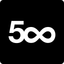 500, media, pixel, social, square svg vector icon