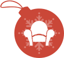 ball, christmas, readability svg vector icon