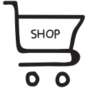 buy, cart, checkout, commerce, finance, shopping, trolley svg vector icon