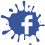 social,media,blot,set,facebook icon