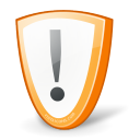 warning,shield,protect,guard,security,alert,exclamation,wrong,error icon