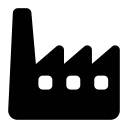 factory svg vector icon