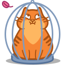 cage, cat icon