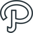 logo, media, path, social svg vector icon
