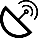 antenna, electronics, satelite, signal, space, technology svg vector icon