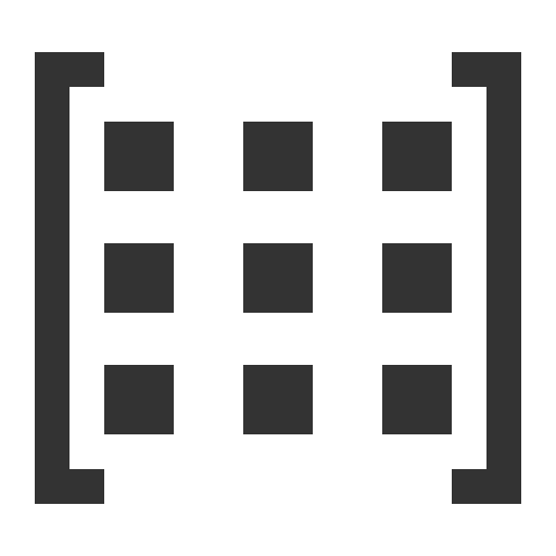 Symbolic Data Matrix svg vector icon
