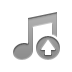 music,beamed,note,note up,up icon