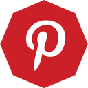 octagon, pinterest icon