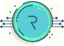 coin, coinmoney, crypto, request, request network svg vector icon