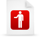 file,document,paper,red icon