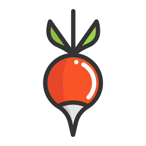 Radish Radish svg vector icon
