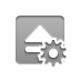 eject,gear icon