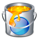 bucket, color, fill icon