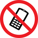 forbidden, phone, prohibition, warning svg vector icon