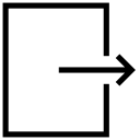 arrow, box, out, right, shift svg vector icon