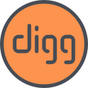 digg, media, network, social svg vector icon