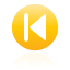 begin, button, yellow icon