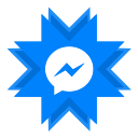 chat, facebook, im, instant messaging, messenger svg vector icon