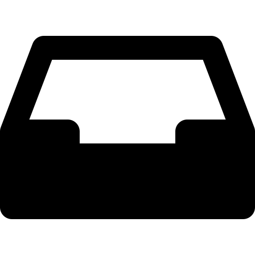 Inbox svg vector icon