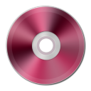 dark,pink,metallic icon