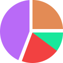chart, pie icon