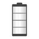battery, empty svg vector icon