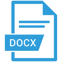 document, docx, extension, file svg vector icon