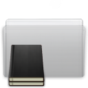 folder,library,graphite icon