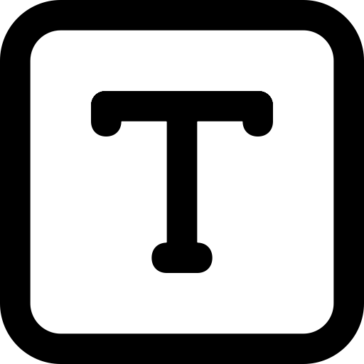 Text svg vector icon