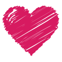 bookmark, favorite, health, heart, like, love, scribble svg vector icon