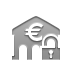 bank,euro,lock,open icon