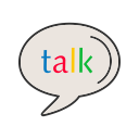 call, contact, google talk, logo, media, message, social svg vector icon