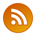 circle, gradient, gradient , , rss, social media svg vector icon