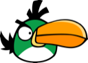 angry birds, green bird icon