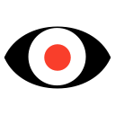 eye, eyeball, view, watch svg vector icon